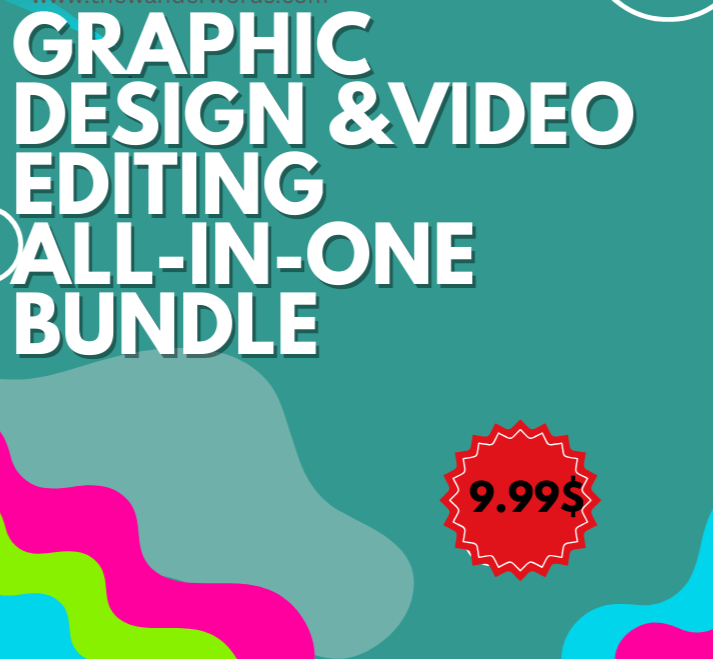 Graphic Design & Video Editing all-in-one bundle